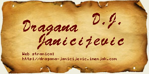 Dragana Janičijević vizit kartica